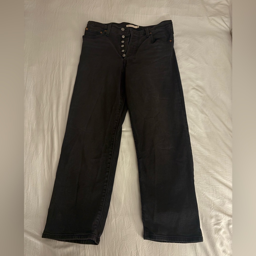 Levi’s ribcage straight ankle jeans